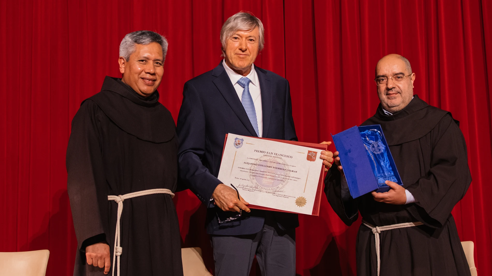 Alejandro Guillermo Roemmers, premio San Francesco.