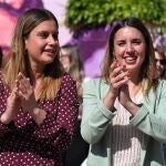 Irene Montero participa en un acto de Podemos sobre feminismo en Getafe
