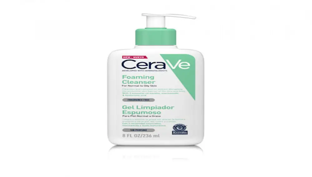Gel limpiador facial espumoso