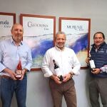 En la Foto de izquierda derecha: Fernando Caballero (Director General), Guillermo Pérez (Director Comercial) y José Carlos Álvarez (Director Técnico)