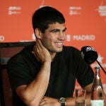 Alcaraz, en conferencia de prensa