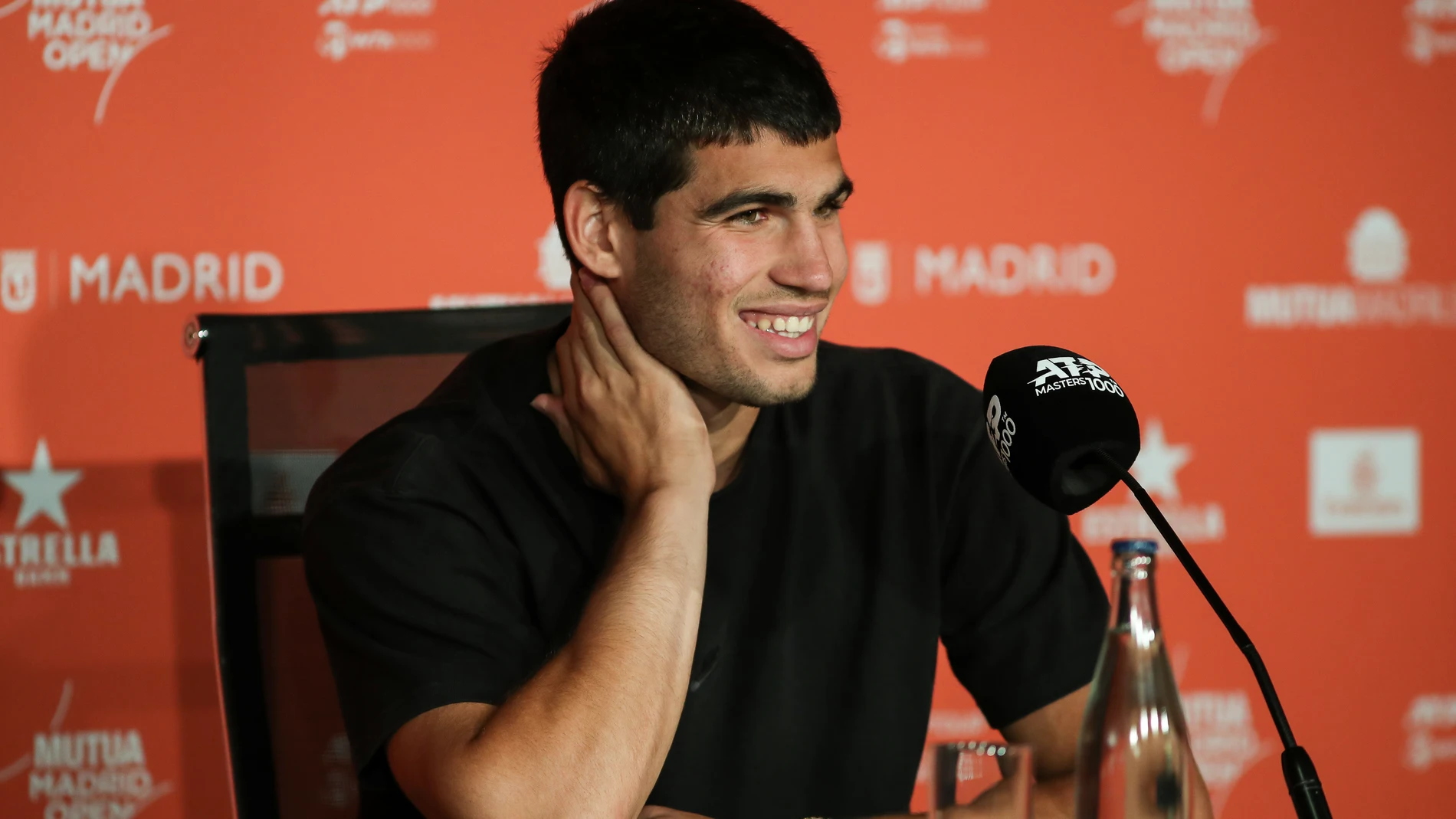 Alcaraz, en conferencia de prensa