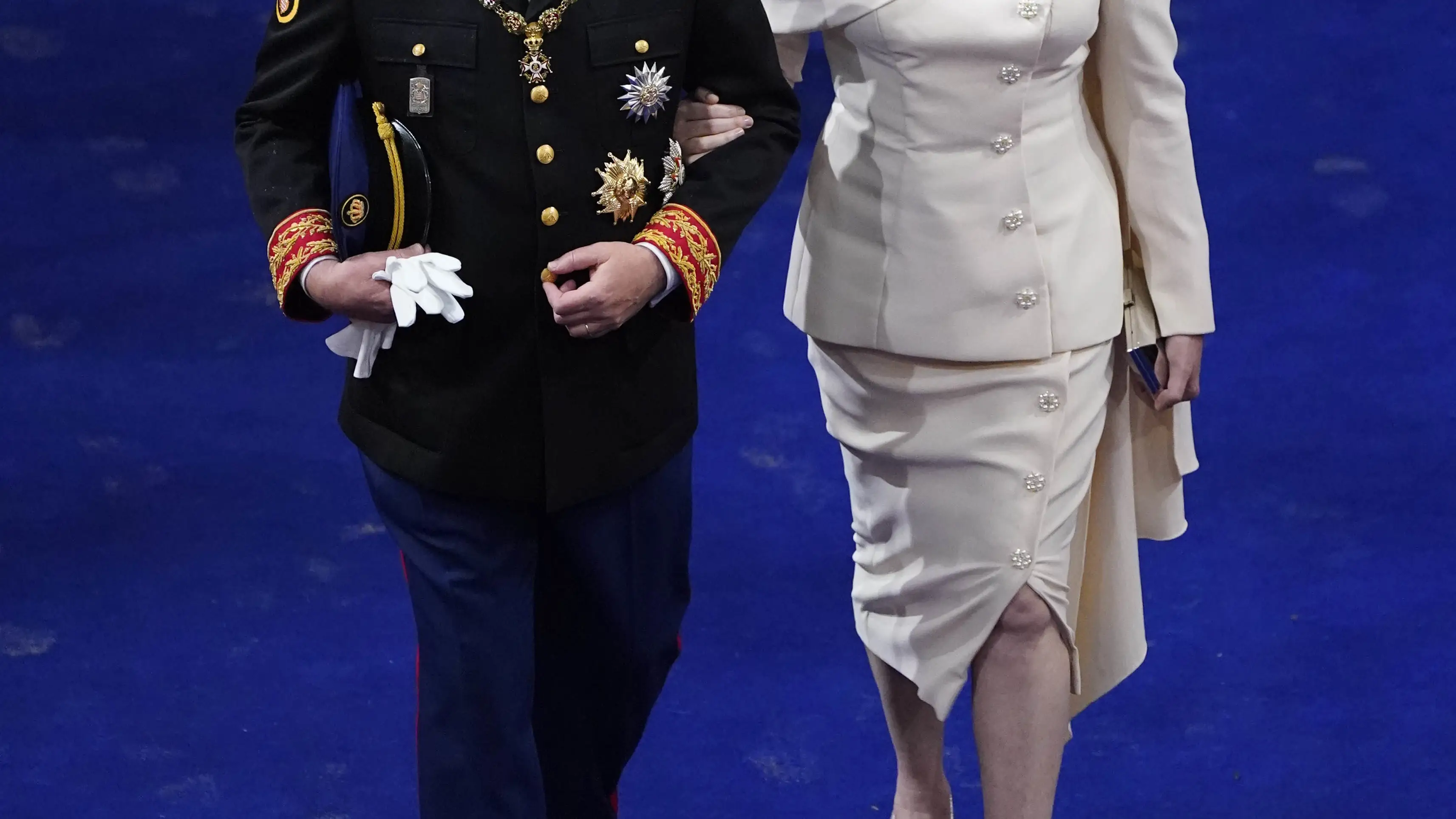 La princesa Charlene de Mónaco en la coronación de Carlos III.