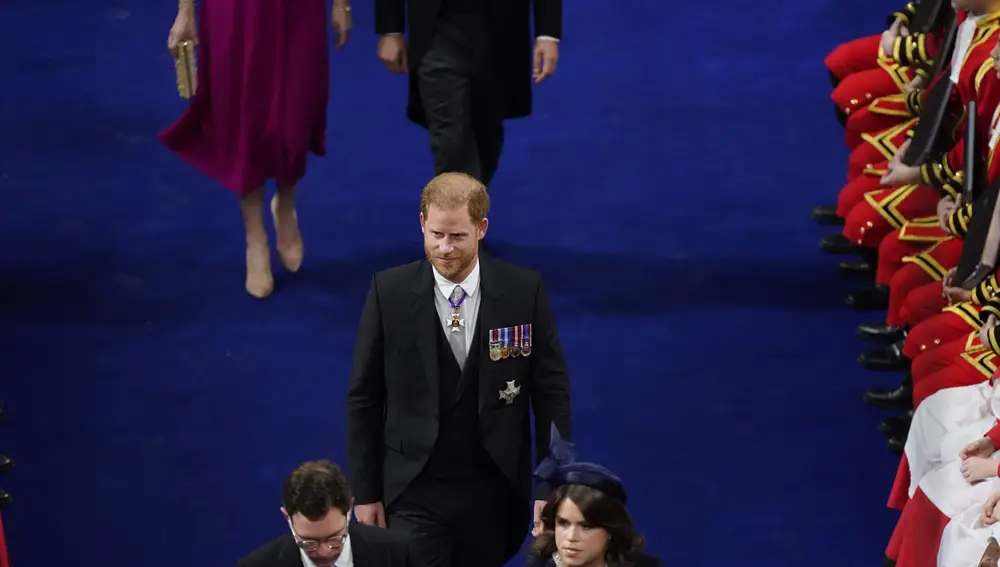 Príncipe Harry en la Abadía de Westminster