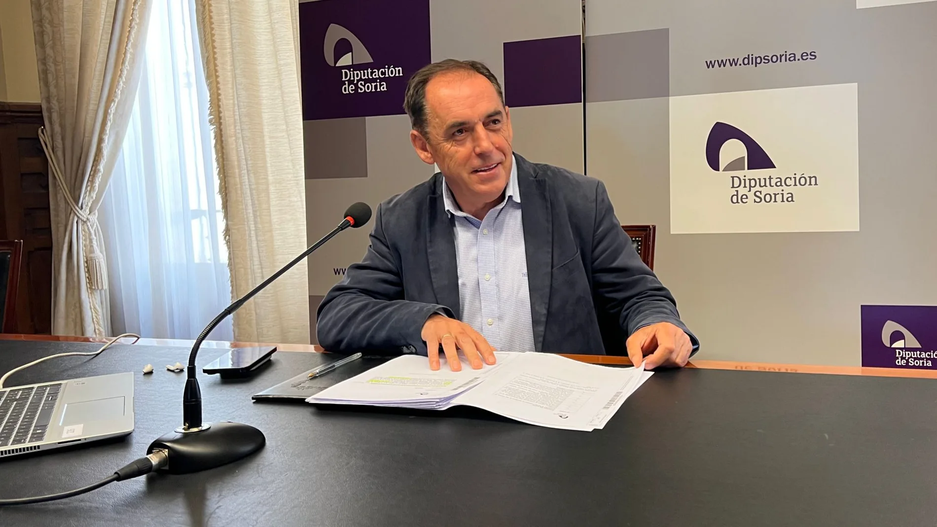 El presidente de la Diputación de Soria, Benito Serrano