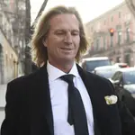 Pocholo Martínez Bordiú en el entierro de Carmen Franco, 2017