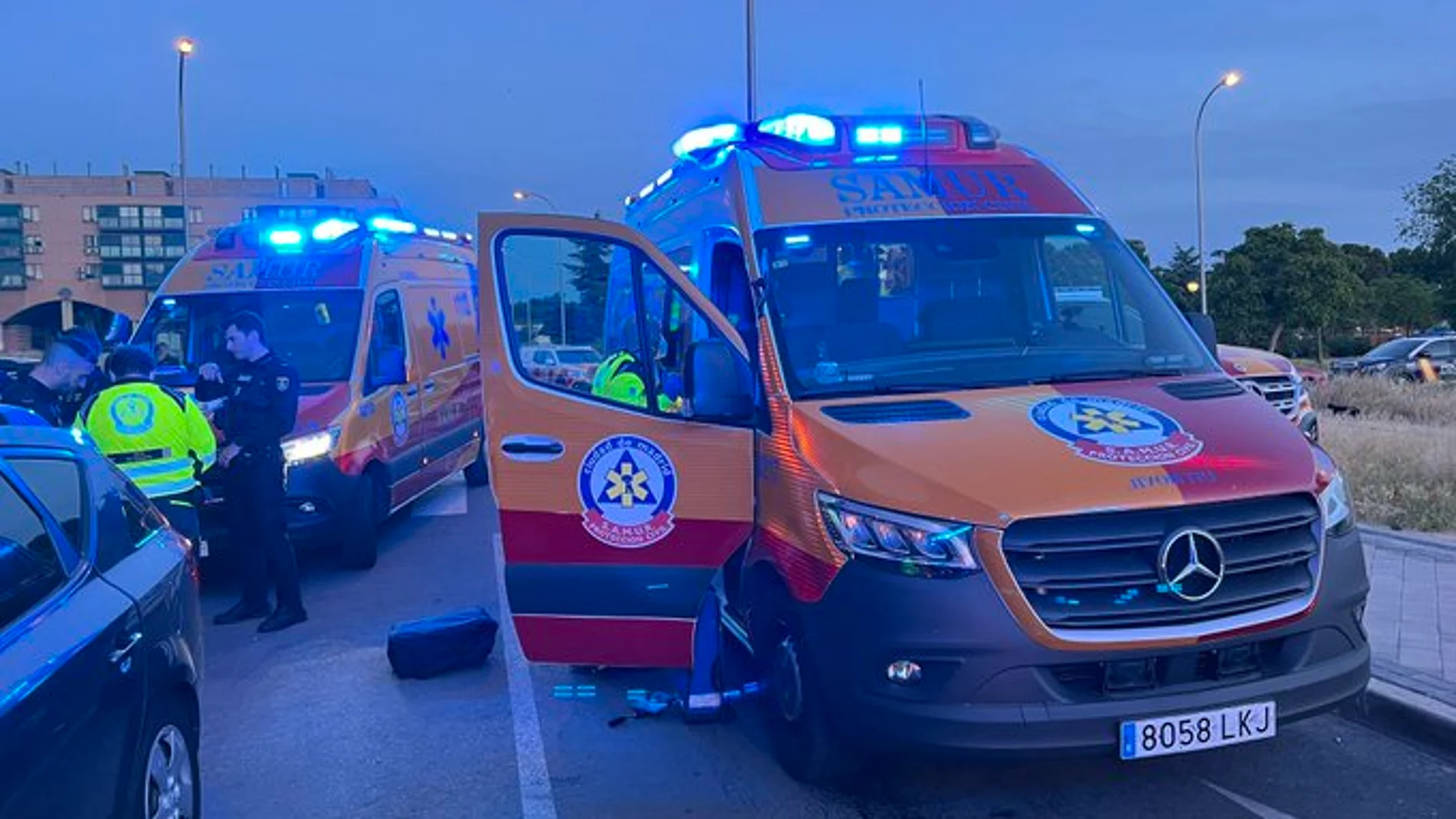 Dos heridos por una agresión con arma blanca en Madrid