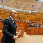 El Procurador del Común, Tomás Quintana, en las Cortes