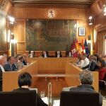 Pleno extraordinario celebrado este miércoles en la Diputación de León