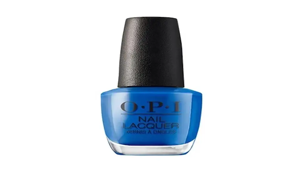 Esmalte azul eléctrico
