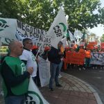 Concentración de los trabajadores públicos convocada por CSIF