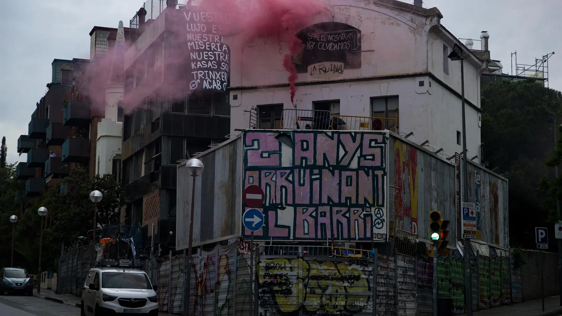 Los edificios "okupados" en la Bonanova