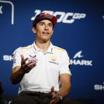 Marc Márquez, en la rueda de prensa previa al GP de Francia
