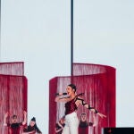 Blanca Paloma durante su segundo ensayo individual de Eurovisión 2023.