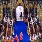 Encapuchado en la Abadía de Westminster