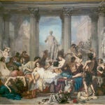 "Romains de la décadence" ("Romanos de la decadencia"), obra de Thomas Couture