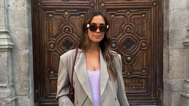 María Pombo con uno de sus últimos looks.