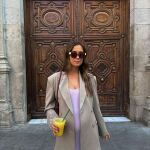 María Pombo con uno de sus últimos looks.