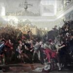 Cuadro "La caída de Robespierre en la Convención el 27 de julio de 1794"