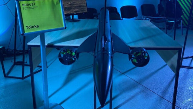 El nuevo dron submarino ucraniano Toloka TLK-150