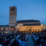 Concierto de las velas en la Plaza Mayor de Pedraza