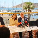 Manuel Torres, la ministra Raquel Sánchez, y José Vélez