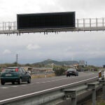 Tramo de la Autovía A-62 a la altura de Dueñas