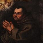 San Pascual Baylón en un retrato en la parroquia de Torrehermosa