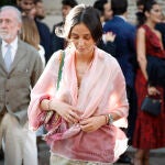 El look de Victoria Federica para irse de bautizo. 