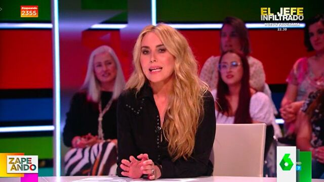 Berta Collado debuta en 'Zapeando'