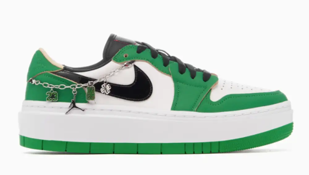 Air Jordan Women's 1 Low Elevate "Lucky Green"