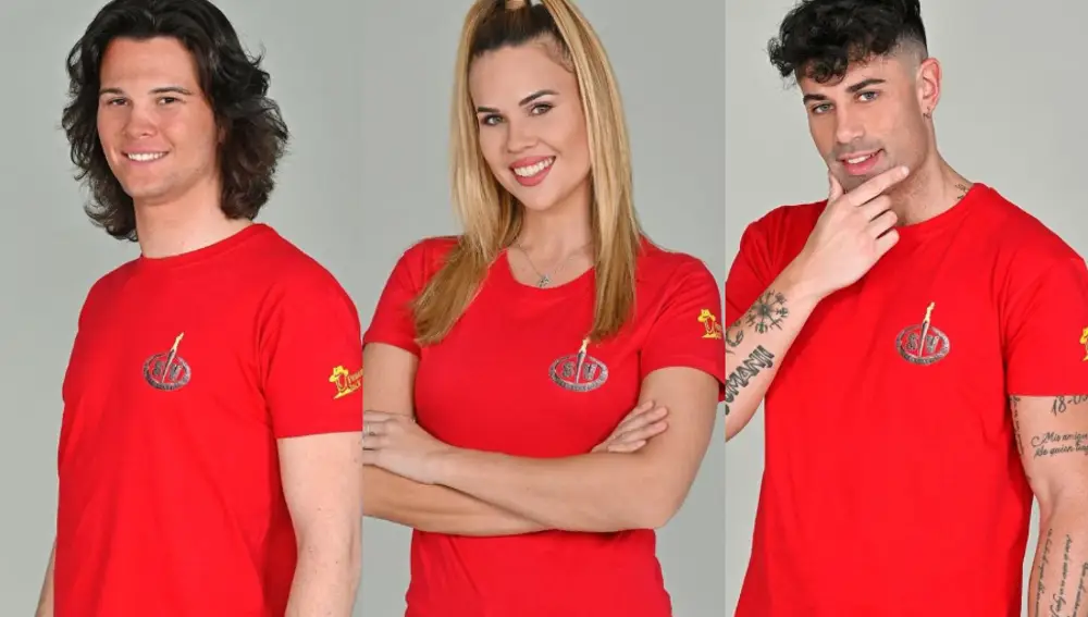 Bosco Martínez Bordiú, Raquel Arias y Diego Pérez