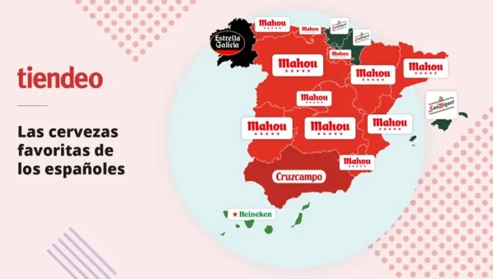 Cervezas favoritas de los españoles