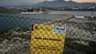 El área restringida en Palomares, Almería El área restringida en Palomares, Almería