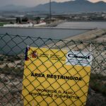 El área restringida en Palomares, Almería
