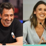 Juan del Val e Irene Montero
