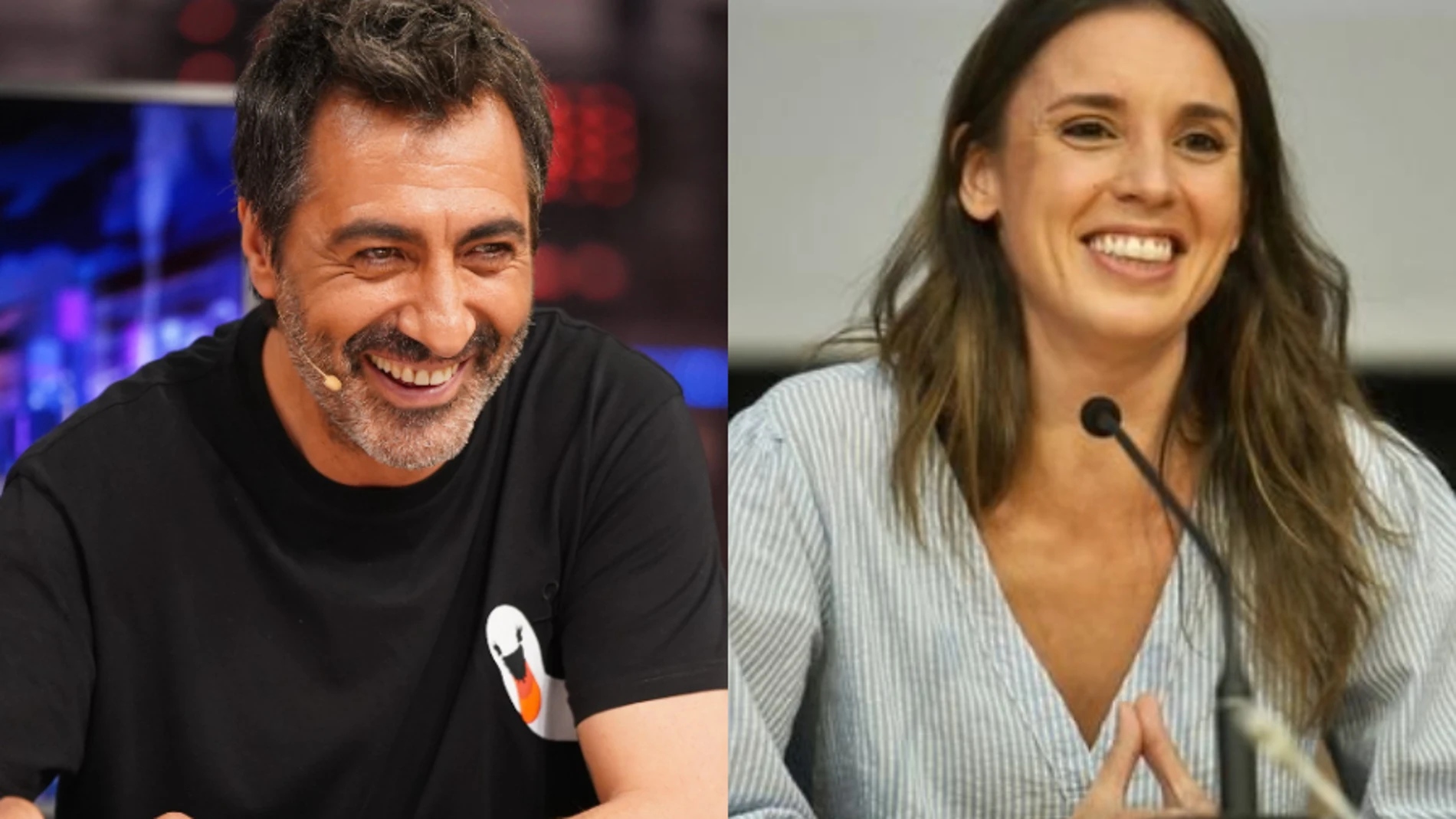 Juan del Val e Irene Montero