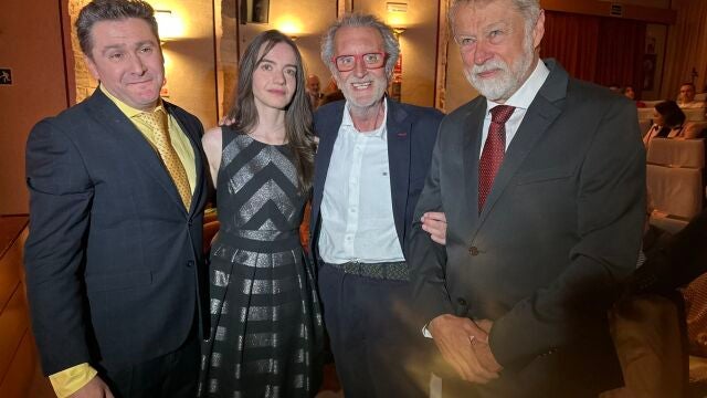 Miguel Ángel de la Fuente, María Senovilla, Aurelio Martín y Óscar Mijallo