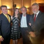 Miguel Ángel de la Fuente, María Senovilla, Aurelio Martín y Óscar Mijallo