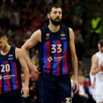 Mirotic, durante la semifinal de la Euroliga