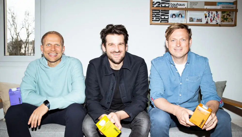 Fabian Roschig, Sebastian Kroth y Michael Schwarz de FUNQ