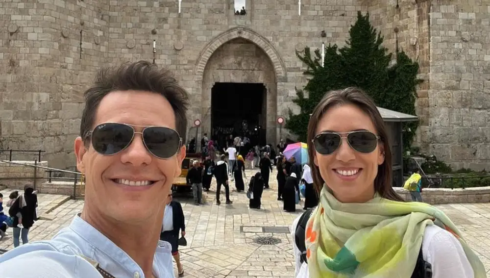 Christian Gálvez y Patricia Pardo