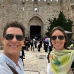 Christian Gálvez y Patricia Pardo