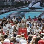 Ximo Puig se apoya a Pedro Sánchez en la recta final de la campaña y clama: "El PP no puede volver"