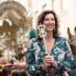La alcaldesa asiste a la Misa de Romeros y Salida de Carretas de la Hermandad del Rocío de Almería