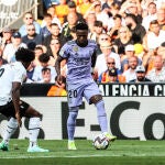 Vinicius, en Mestalla