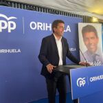 El candidato del PP a la Generalitat valenciana, Carlos Mazón
