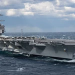 El portaaviones estadounidense "USS Gerald Ford"