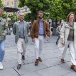 García-Gallardo pasea por Segovia junto a Buxadé y Esther Pérez, entre otros