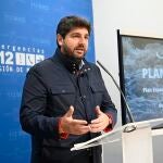 El jefe del Ejecutivo regional, Fernando López Miras